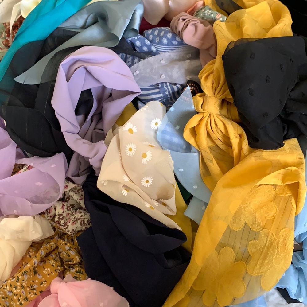 Bulk Hair Scarves and Scrunchies